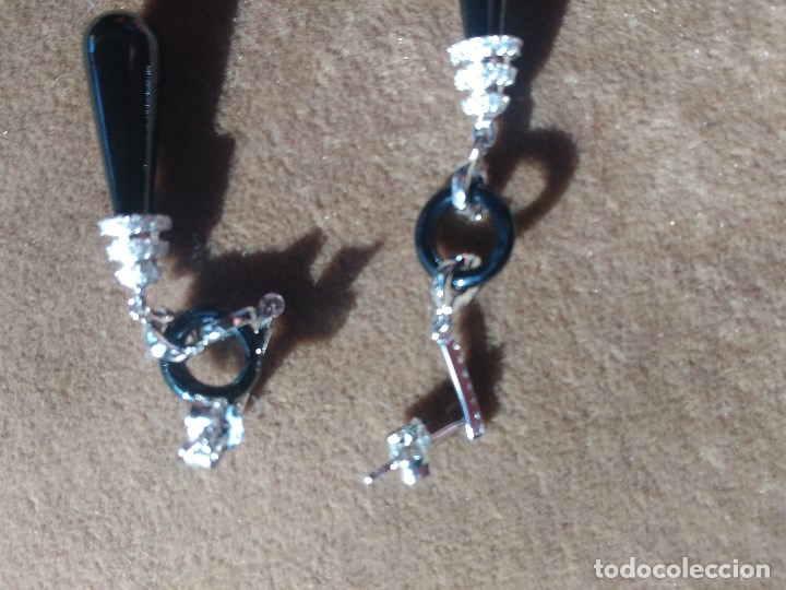 Joyeria: PENDIENTES DE PLATA CON &Oacute;NIX. - Foto 3