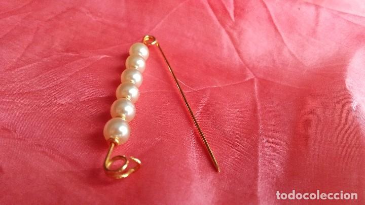 Joyeria: Broche dorado con perlas - Foto 3