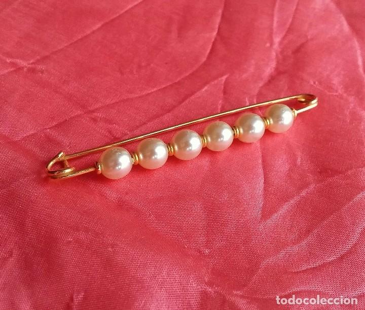 Joyeria: Broche dorado con perlas - Foto 4