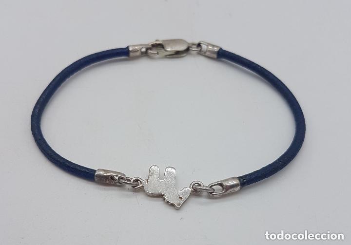 Joyeria: Original antigua pulsera en plata de ley con caballito. - Foto 1