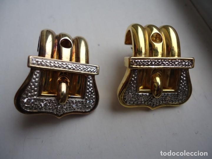 Joyeria: PENDIENTES DE PLATA SOBREDORADA - Foto 2