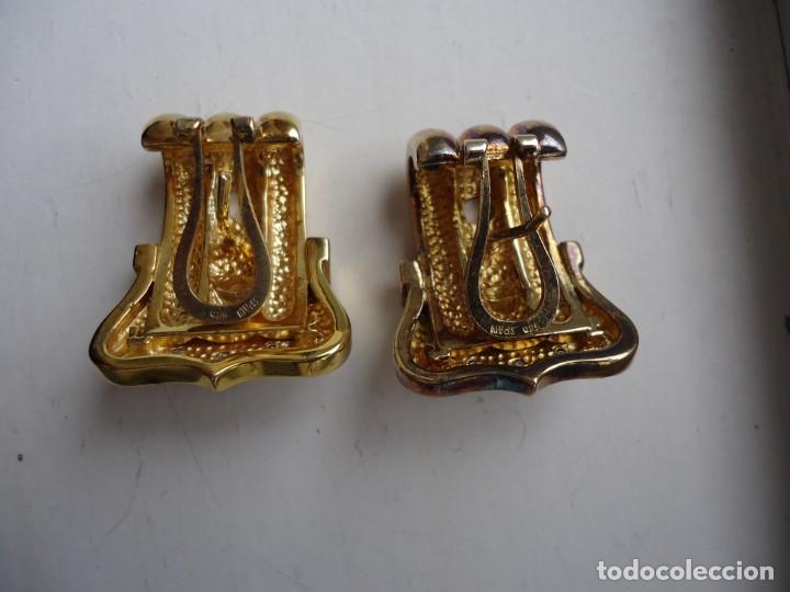 Joyeria: PENDIENTES DE PLATA SOBREDORADA - Foto 3