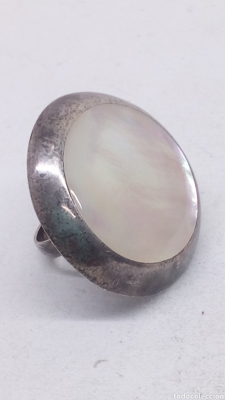Joyeria: Anillo de plata con Nacar /SORT 04 - Foto 1