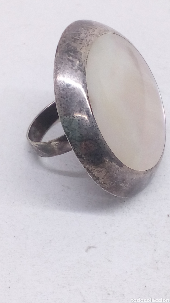 Joyeria: Anillo de plata con Nacar /SORT 04 - Foto 2