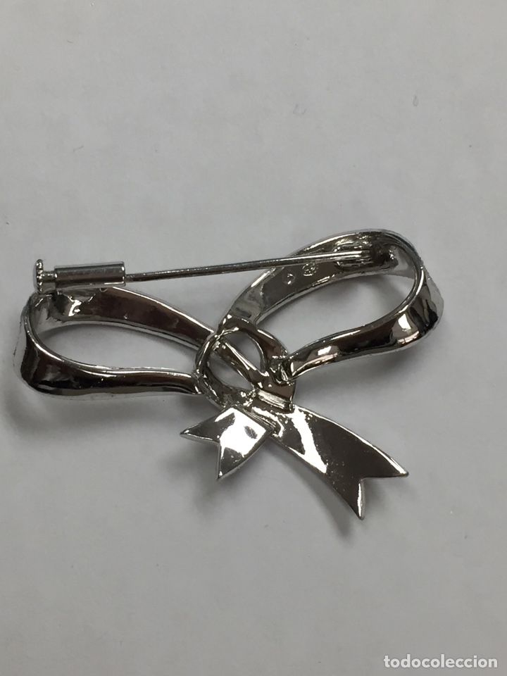 Joyeria: Broche de plata y marquesitas rodiado /B65 - Foto 2