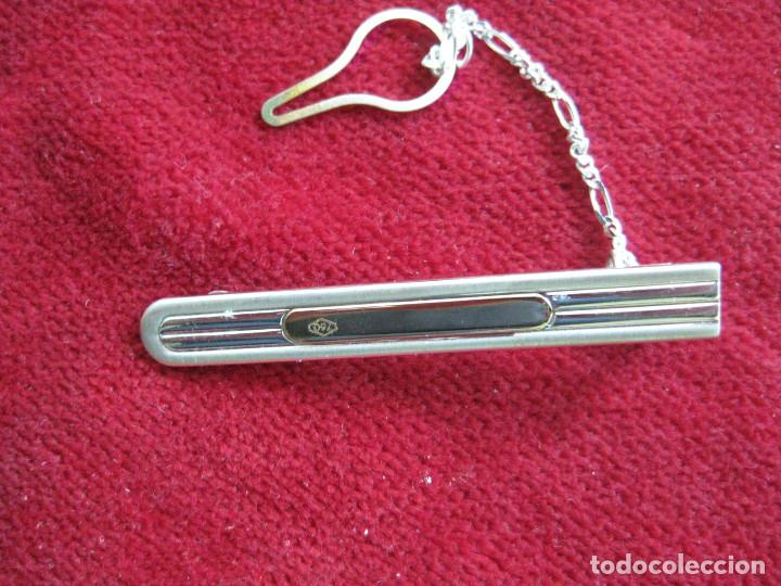 Joyeria: PASADOR DE CORBATA DE PLATA DE LEY PUNZONADO SIN USO - Foto 1
