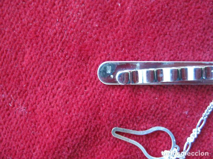 Joyeria: PASADOR DE CORBATA DE PLATA DE LEY PUNZONADO SIN USO - Foto 4
