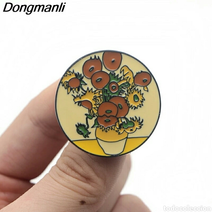 Joyeria: Broche los girasoles Van Gogh - Foto 1