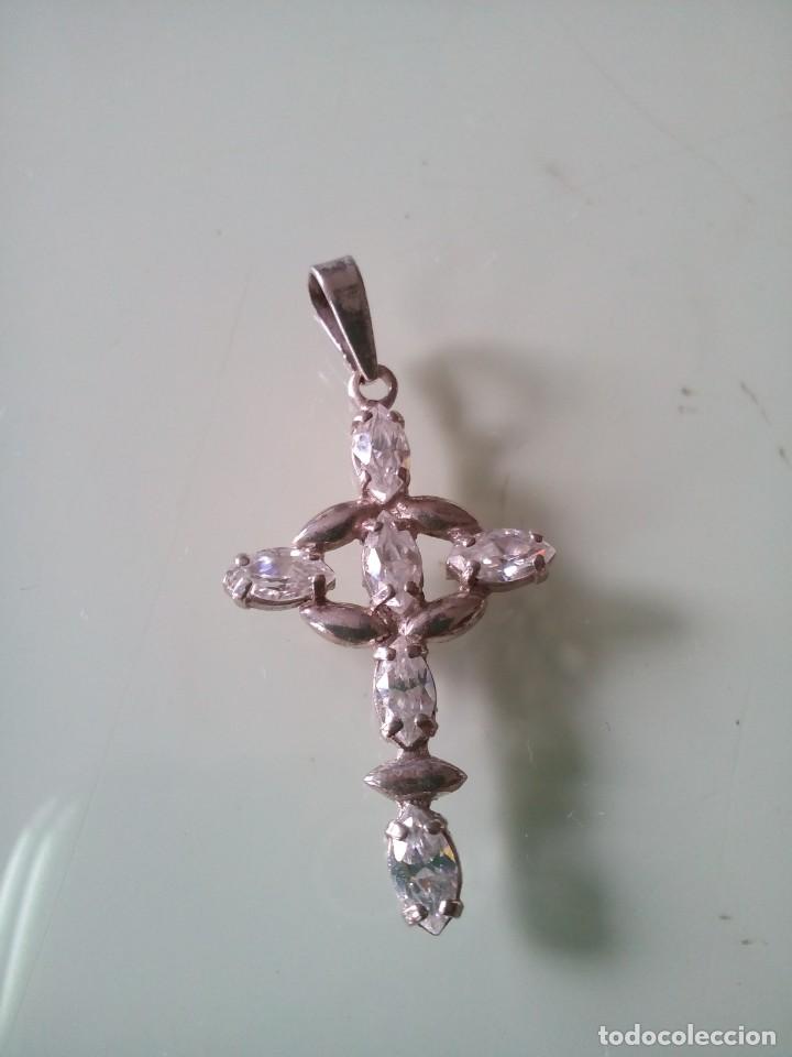 Joyeria: Cruz de plata y pedreria - Foto 1