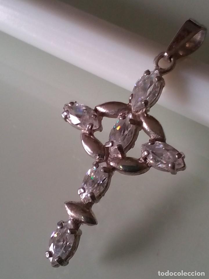 Joyeria: Cruz de plata y pedreria - Foto 3