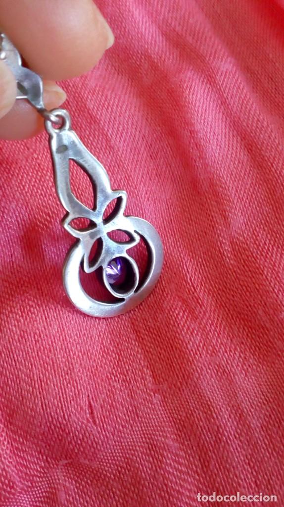 Joyeria: Pendientes de plata, amatista y marcasitas - Foto 11