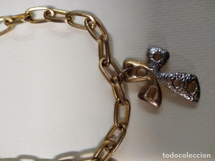 Joyeria: Pulsera dorada con tres cruces - Foto 2