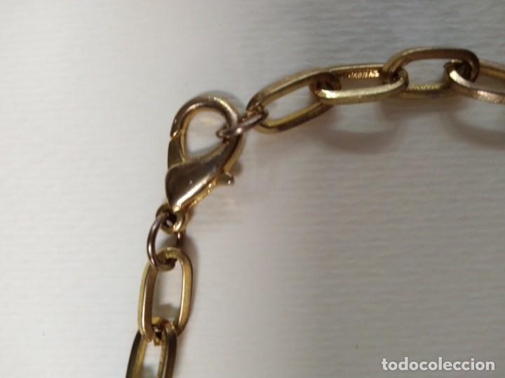 Joyeria: Pulsera dorada con tres cruces - Foto 3