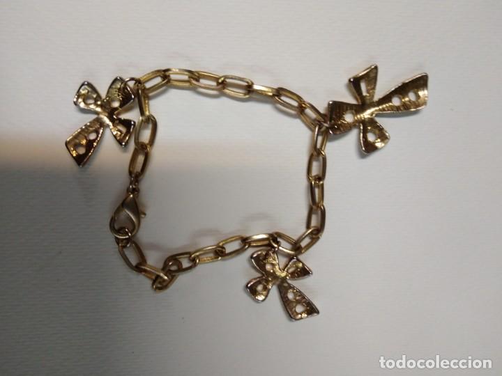 Joyeria: Pulsera dorada con tres cruces - Foto 4