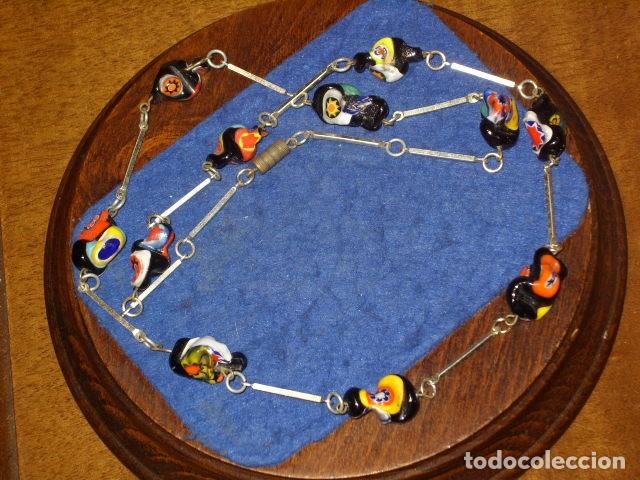Joyeria: COLLAR DE CRISTAL DE MURANO VENECIANO. - Foto 1