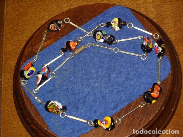 Joyeria: COLLAR DE CRISTAL DE MURANO VENECIANO. - Foto 2
