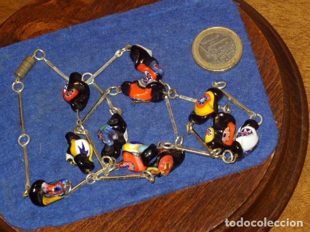 Joyeria: COLLAR DE CRISTAL DE MURANO VENECIANO. - Foto 4