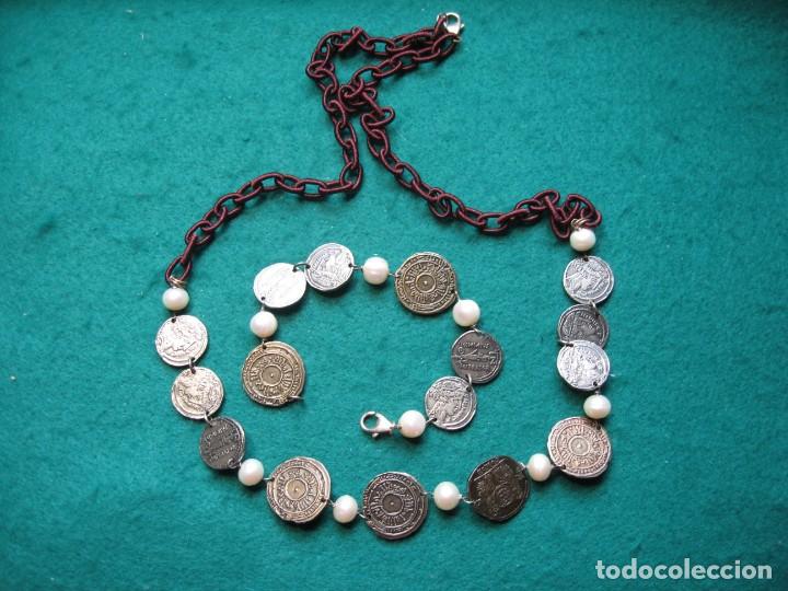 Joyeria: COLLAR Y PULSERA DE PLATA Y PERLAS - Foto 1