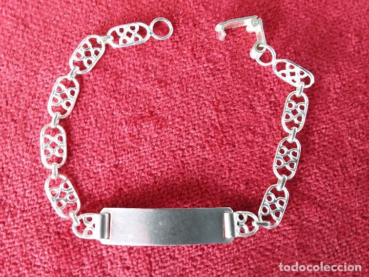 Joyeria: PULSERA DE PLATA - ESCLAVA - PUNZONADA 10,1 Gr. - Foto 3