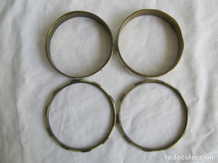 Joyeria: 4 pulseras de lat&oacute;n y n&aacute;car madreperla - Foto 2