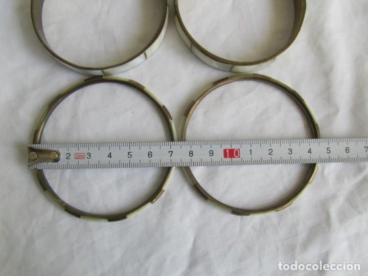 Joyeria: 4 pulseras de lat&oacute;n y n&aacute;car madreperla - Foto 3