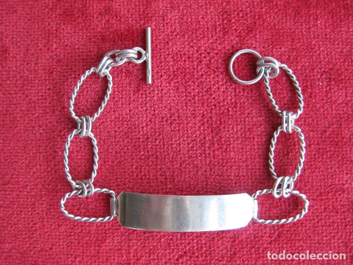 Joyeria: PULSERA DE PLATA - ESCLAVA - PUNZONADA 13,8 Gr. - Foto 2