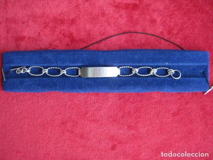 Joyeria: PULSERA DE PLATA - ESCLAVA - PUNZONADA 13,8 Gr. - Foto 5