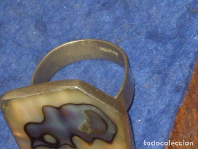Joyeria: ANILLO DE NACAR ALPACA O PLATA. - Foto 5