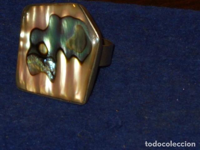 Joyeria: ANILLO DE NACAR ALPACA O PLATA. - Foto 6