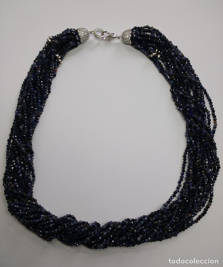 Joyeria: COLLAR DE ZAFIROS NATURALES. - Foto 2