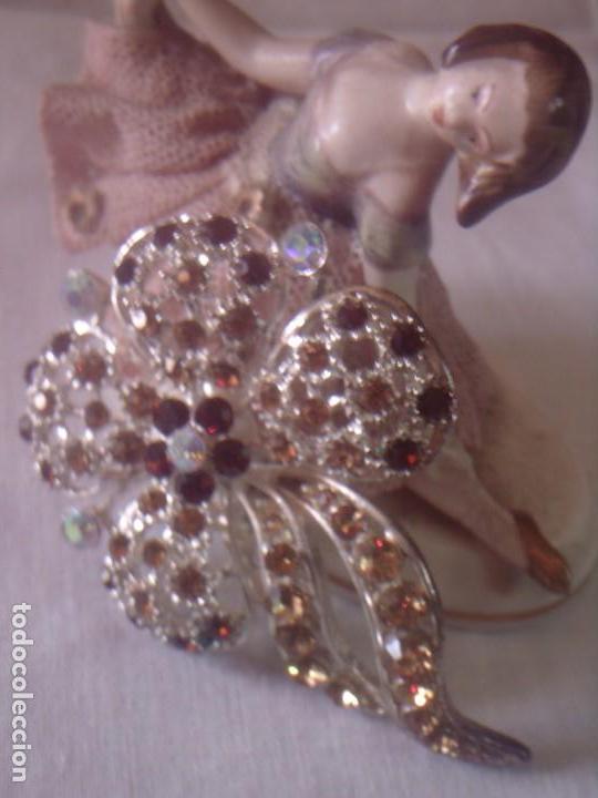 Joyeria: ~~~~ ANTIGUO Y FINISIMO BROCHE CON PEDRERIA ~~~~ - Foto 2