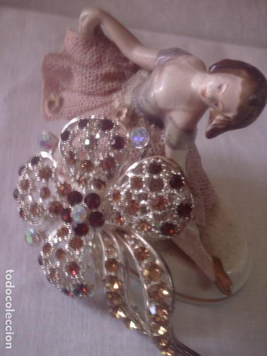 Joyeria: ~~~~ ANTIGUO Y FINISIMO BROCHE CON PEDRERIA ~~~~ - Foto 3