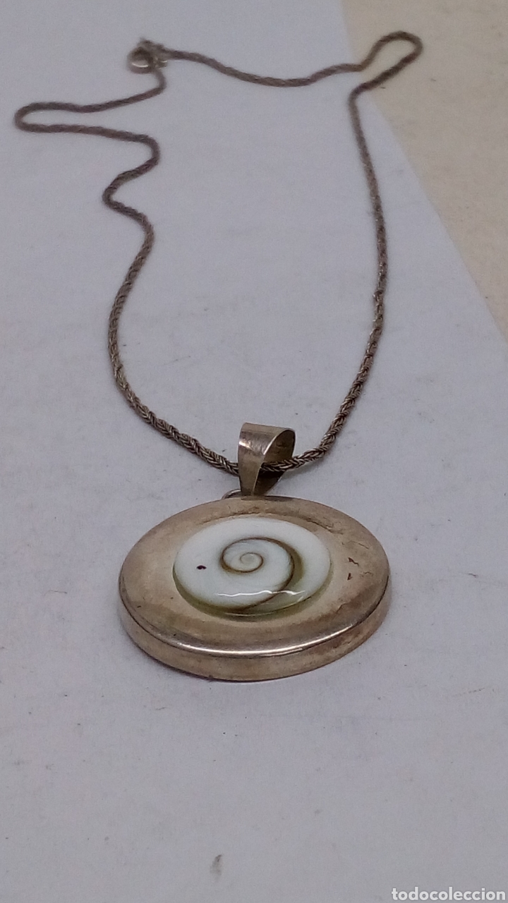 Joyeria: Gargantilla y colgante de plata - Foto 1