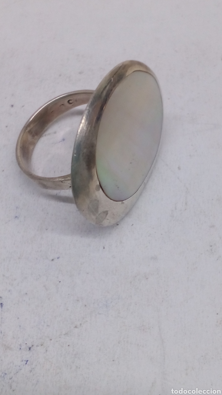 Joyeria: Anillo de plata y nacar / SORT 03 - Foto 1
