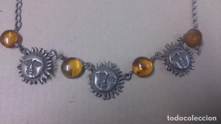 Joyeria: Collar de plata mexicana de 925 y &aacute;mbar? - Foto 2