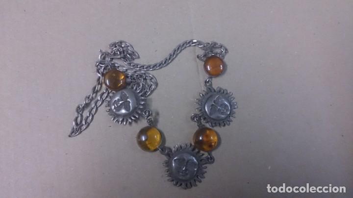 Joyeria: Collar de plata mexicana de 925 y &aacute;mbar? - Foto 4