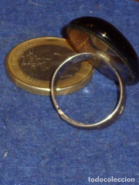 Joyeria: ANILLO DE PLATA CON PIEDRA ONICE.VINTAGE. - Foto 5