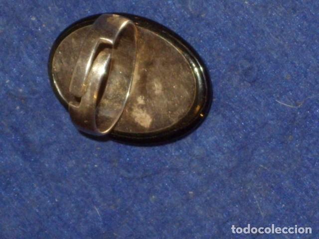 Joyeria: ANILLO DE PLATA CON PIEDRA ONICE.VINTAGE. - Foto 6