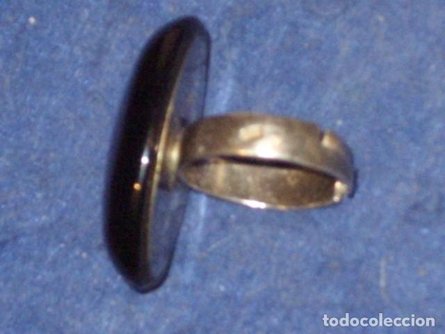 Joyeria: ANILLO DE PLATA CON PIEDRA ONICE.VINTAGE. - Foto 7