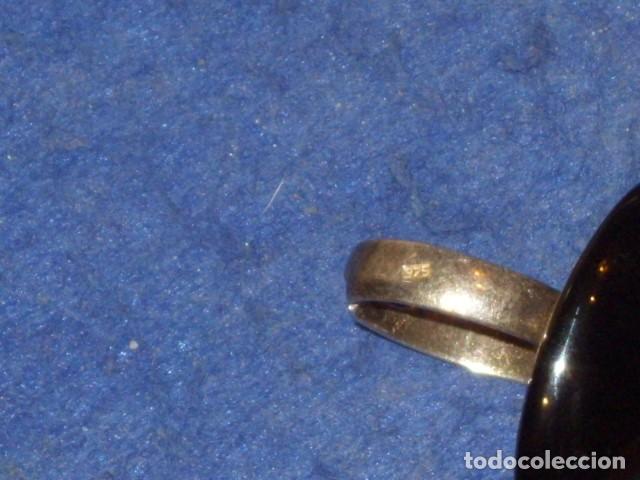 Joyeria: ANILLO DE PLATA CON PIEDRA ONICE.VINTAGE. - Foto 8