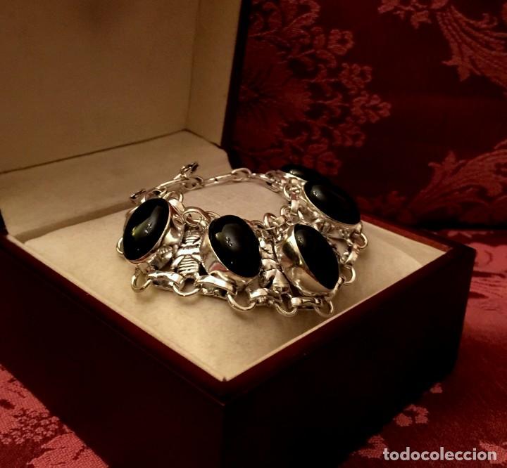 Joyeria: PULSERA - BRAZALETE CON ONIX - 39 GRAMOS. - Foto 3