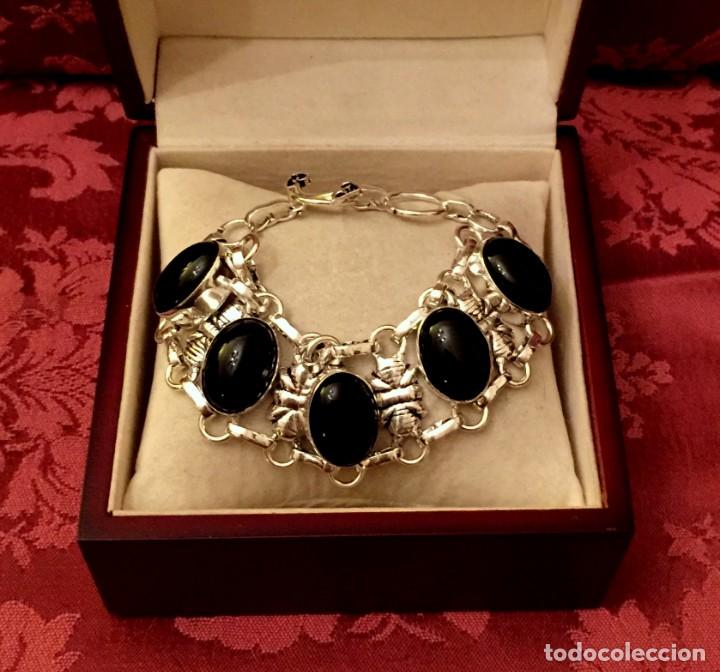 Joyeria: PULSERA - BRAZALETE CON ONIX - 39 GRAMOS. - Foto 4