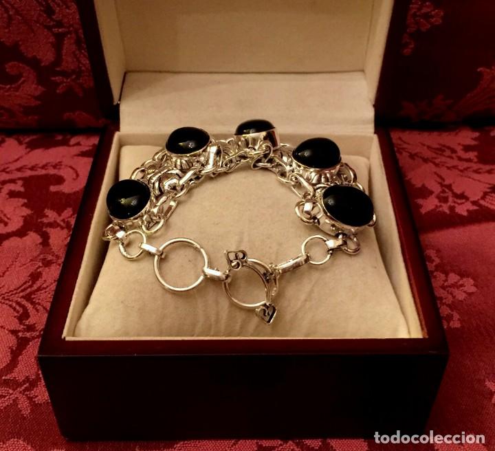 Joyeria: PULSERA - BRAZALETE CON ONIX - 39 GRAMOS. - Foto 5