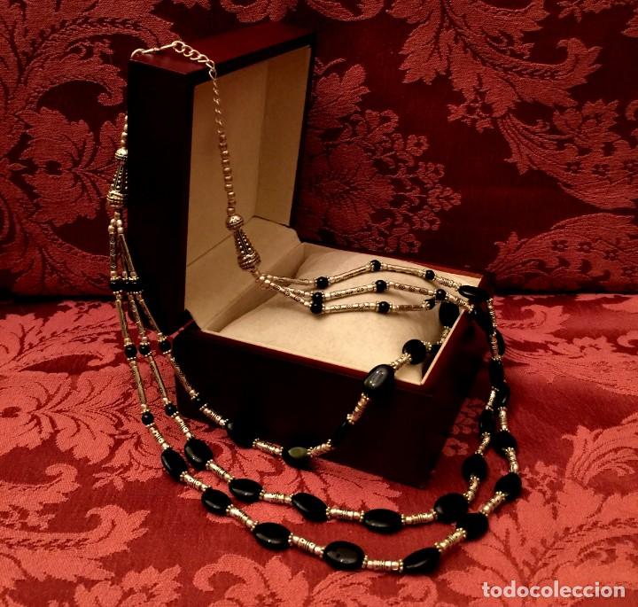 Joyeria: COLLAR - GARGANTILLA BALINESA CON ONIX - 52 GRAMOS. - Foto 1