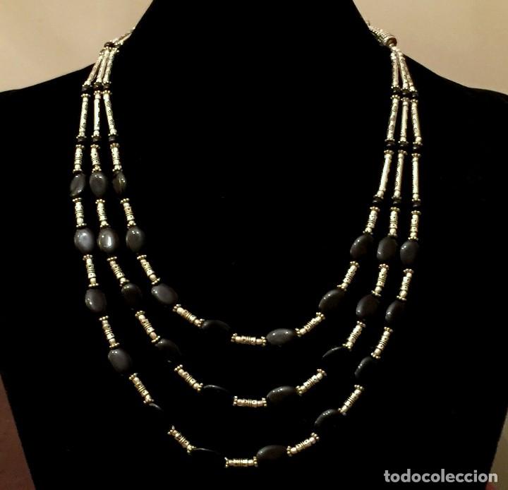Joyeria: COLLAR - GARGANTILLA BALINESA CON ONIX - 52 GRAMOS. - Foto 2