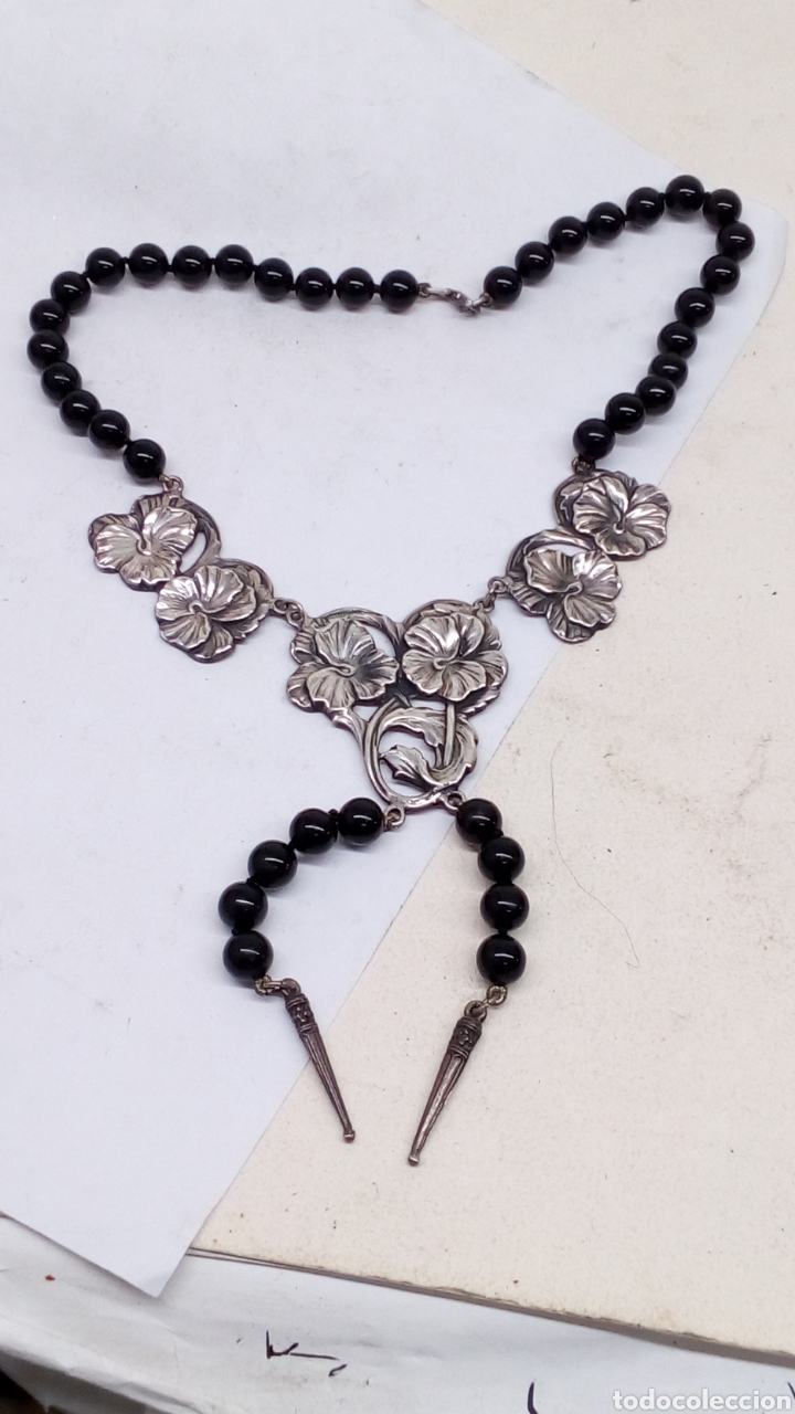 Joyeria: Collarde plata con onix - Foto 1