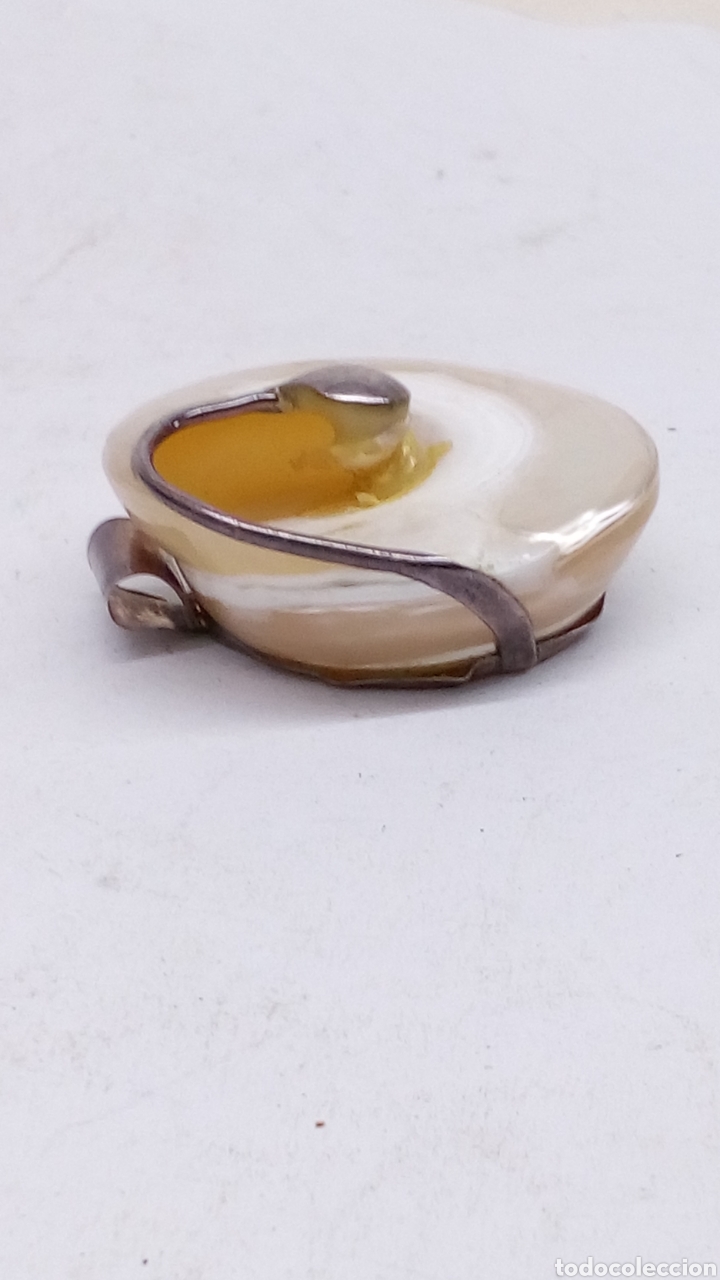 Joyeria: Colgante de plata con nacar/C41 - Foto 1