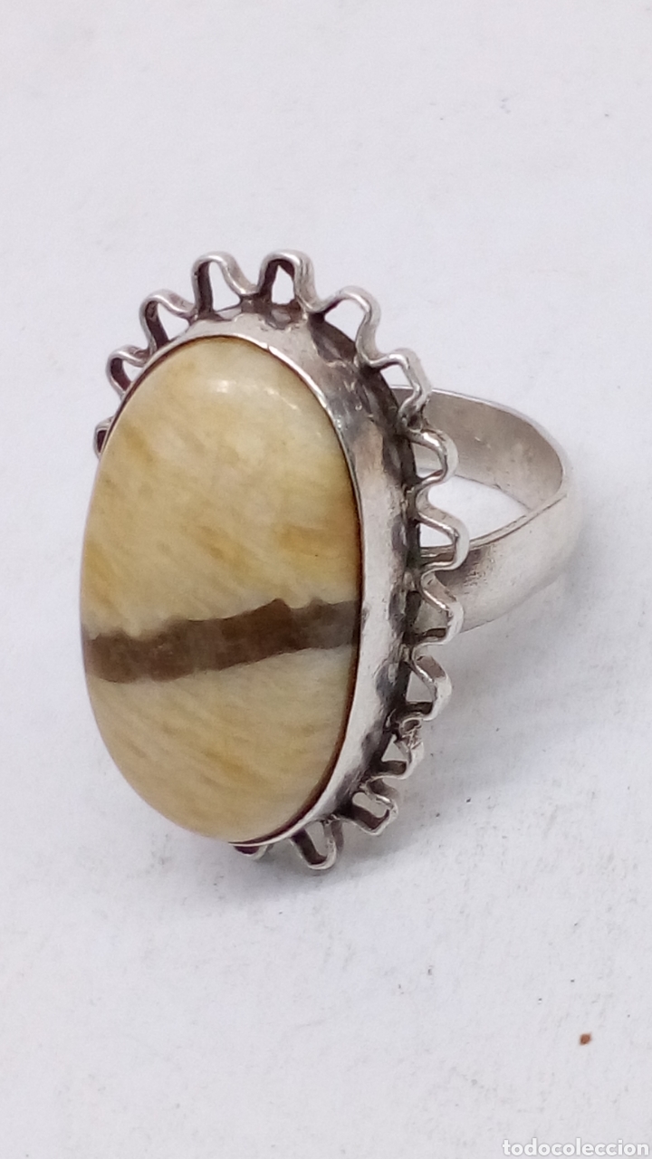 Joyeria: Anillo de plata y piedra natural /S07 - Foto 1