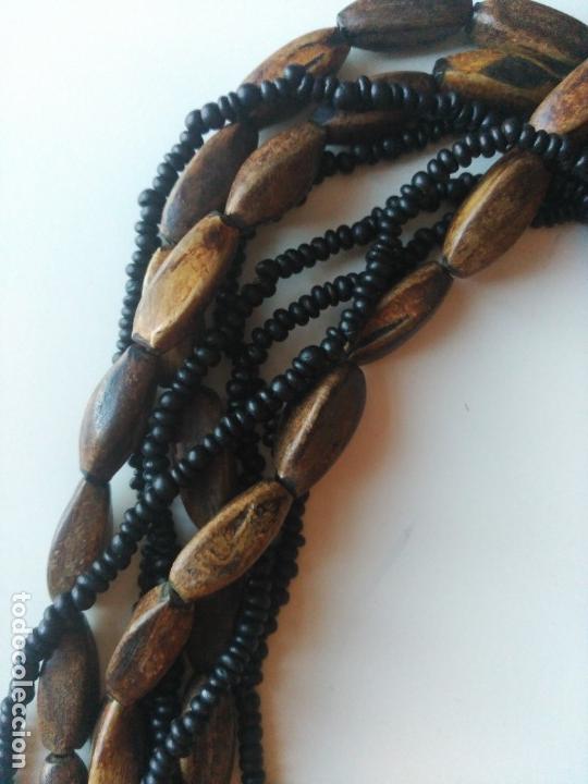 collar étnico madera cuentas ocho vueltas Comprar