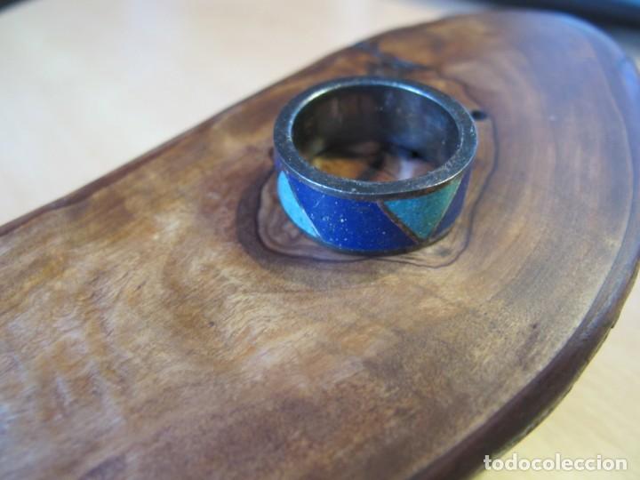 Joyeria: Anillo realizado manualmente en plata y esmalte. - Foto 1